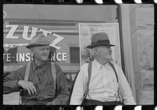 Farmer in town for the Fourth of July celebration. Vale,...