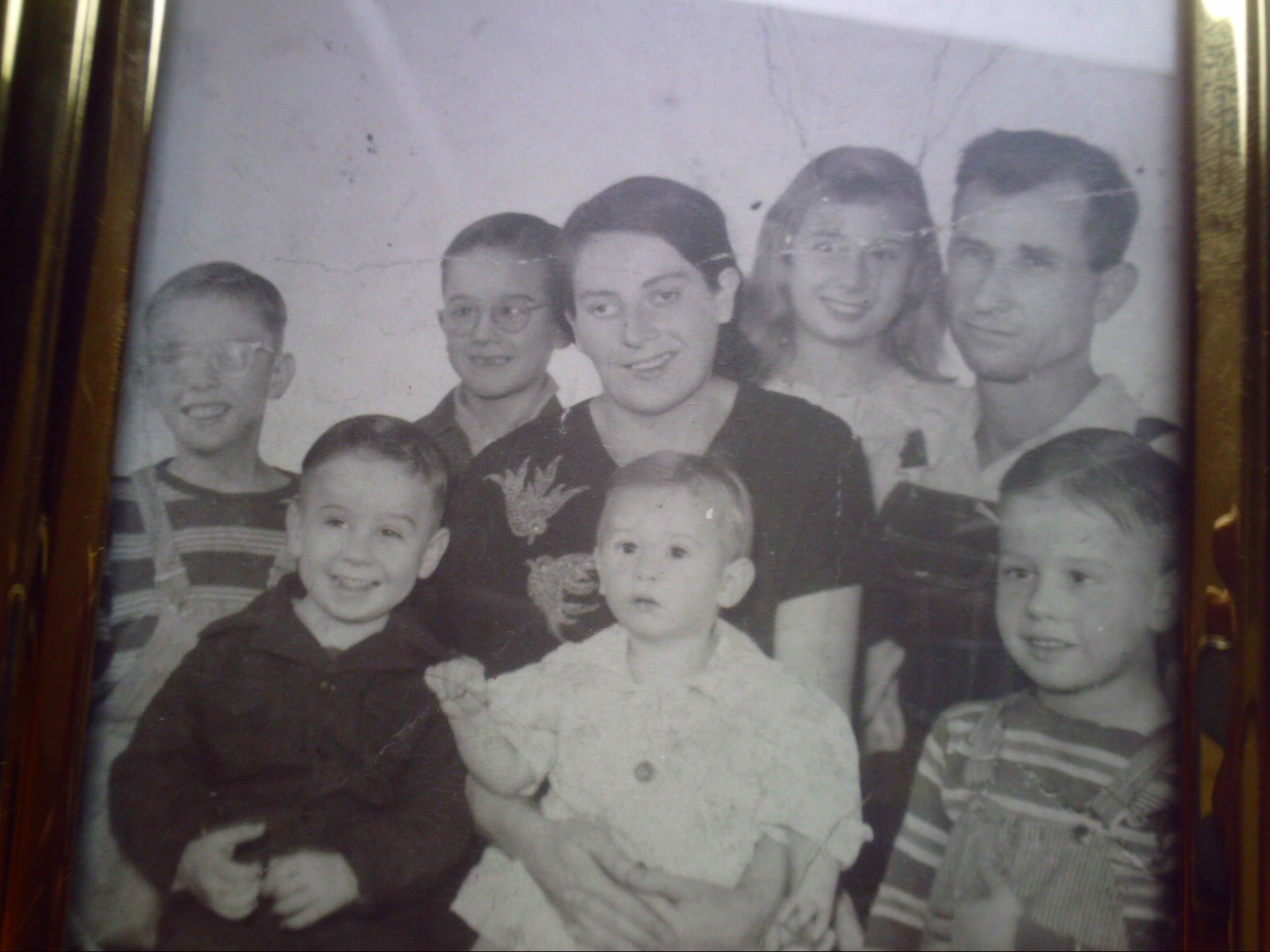 Carl Young Family, Iowa 1952