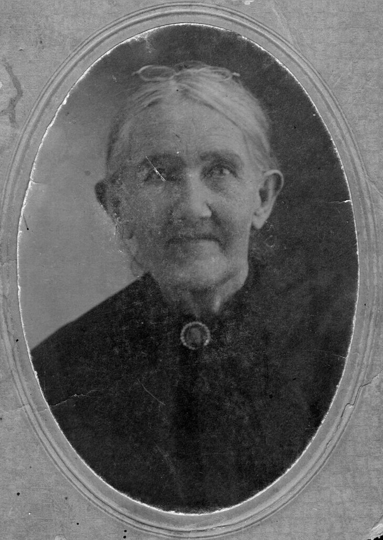 Rachel E. (Miller) Burns, Oklahoma 1900