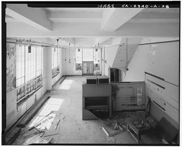 Interior view of first floor of American Railway Express...