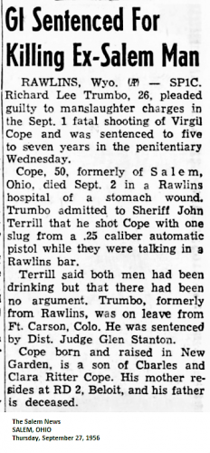 From The Salem News 1956