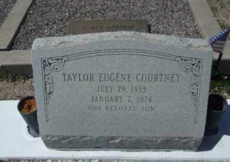 Taylor Eugene Courtney Gravesite