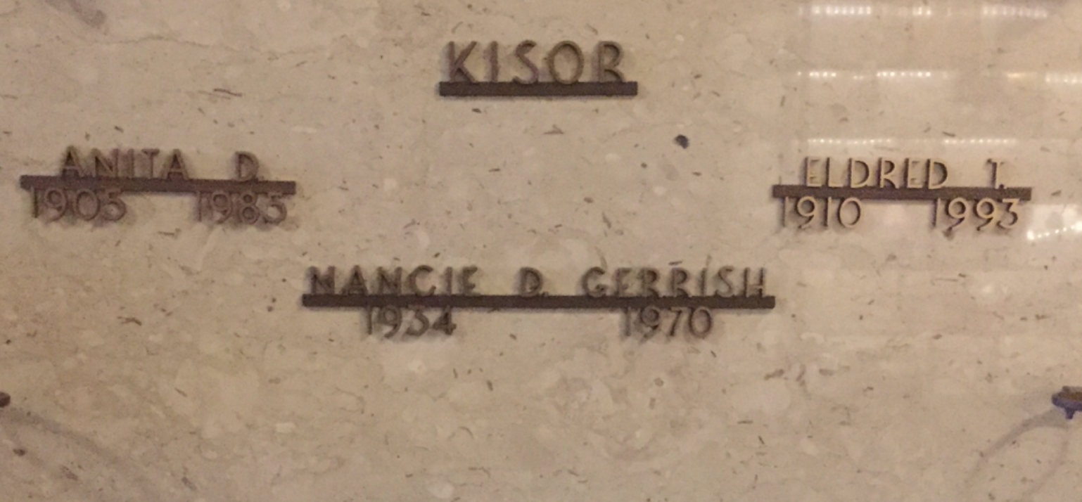 Eldred T Kisor