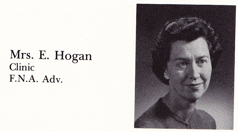 Mrs. E Hogan - High School Nurse