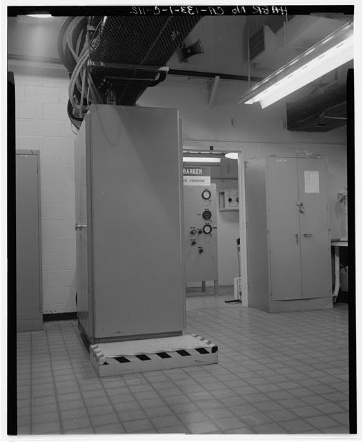 112. VIEW OF SOUTH SIDE OF MECHANICAL AND ELECTRICAL ROOM...