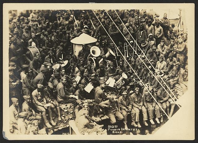 [803rd Pioneer Infantry Battalion on the U.S.S....