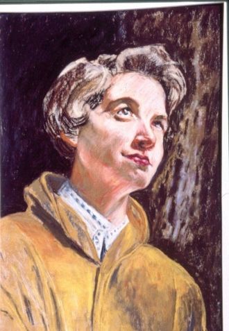 Margaret Halkett in Muir Woods