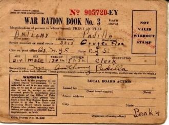War ration Card