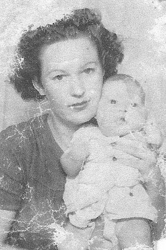 Margie Bench and First son Arvell Ray
