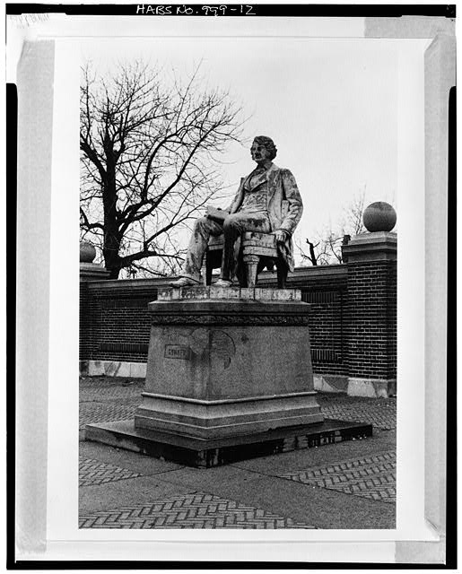 12. VIEW OF SUMNERS' STATUE FROM SOUTHEAST - Flagstaff...