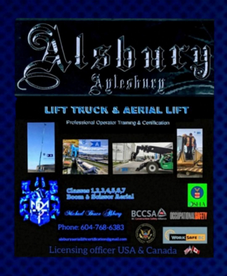 alsbury aerial lift certification