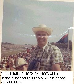 Versell Tuttle at the Indy 500