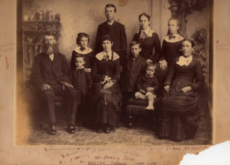 John Milton Crusinberry and family