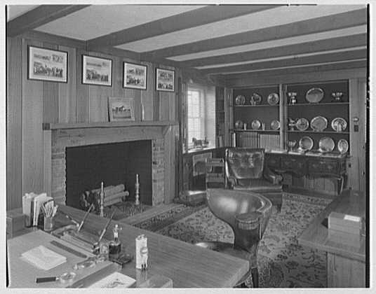 Mr. and Mrs. H.O. Frelinghuysen, residence in Far Hills,...