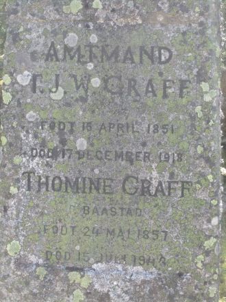 Amtmand & Thomine Graff grave