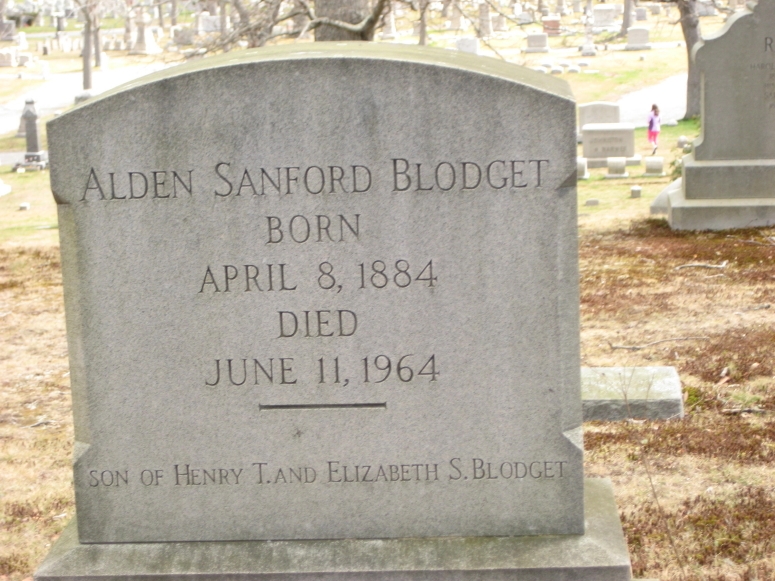 Alden Sanford Blodget gravesite