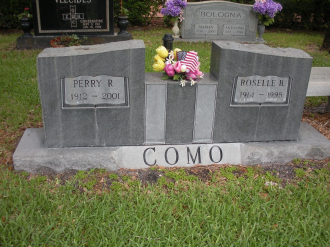 Graves of Perry and his wife,