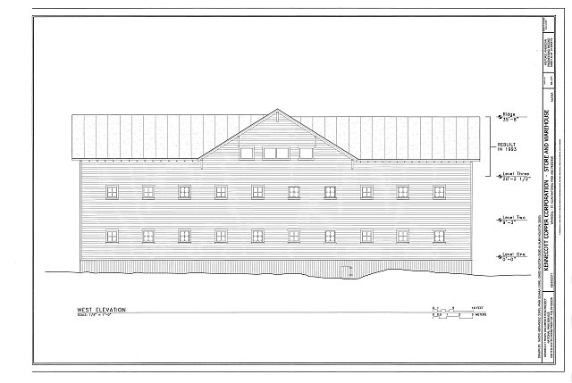 West Elevation - Kennecott Copper Corporation, Company...