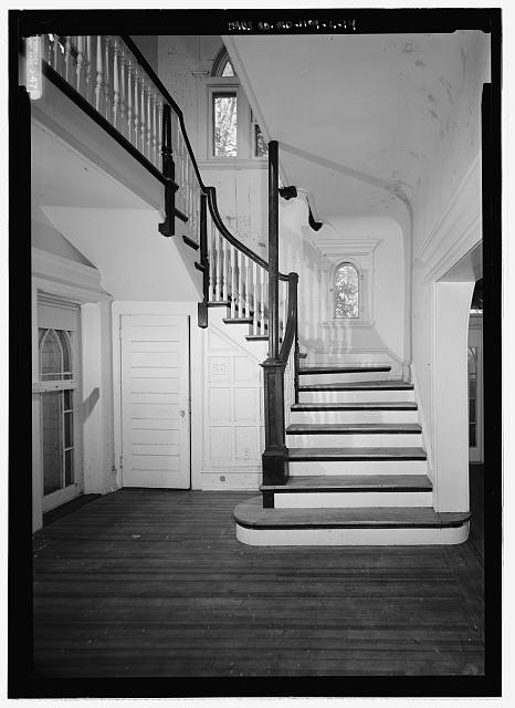 Interior view, first floor staircase - National Park...