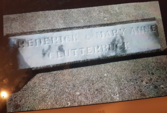 Mary Annie Laing Clutterbuck & Frederick Francis Clutterbuck. Coburg Cemetery.  Australia. 