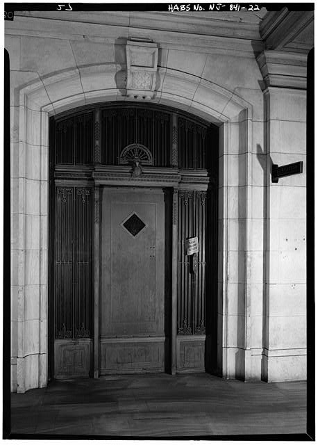 22. INTERIOR, FIRST FLOOR, SOUTH SIDE, ELEVATOR ENTRANCE...