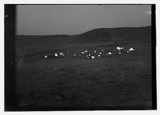 [Iraq. Oil wells and camp of the Iraq Petroleum Company....
