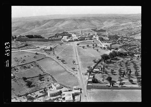 Air views of Palestine. Various on Scopus and Olivet....