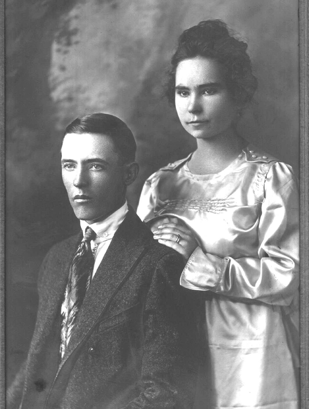 Jesse Evans Myers and Agnes Eastland Wedding Photo