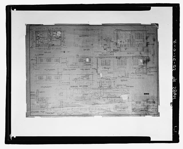 5. Plan, elevations, sections & details F4-871. -...