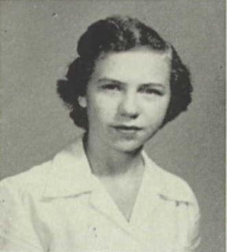 Connie Burnette - 1953 Coon High School yearbook photo