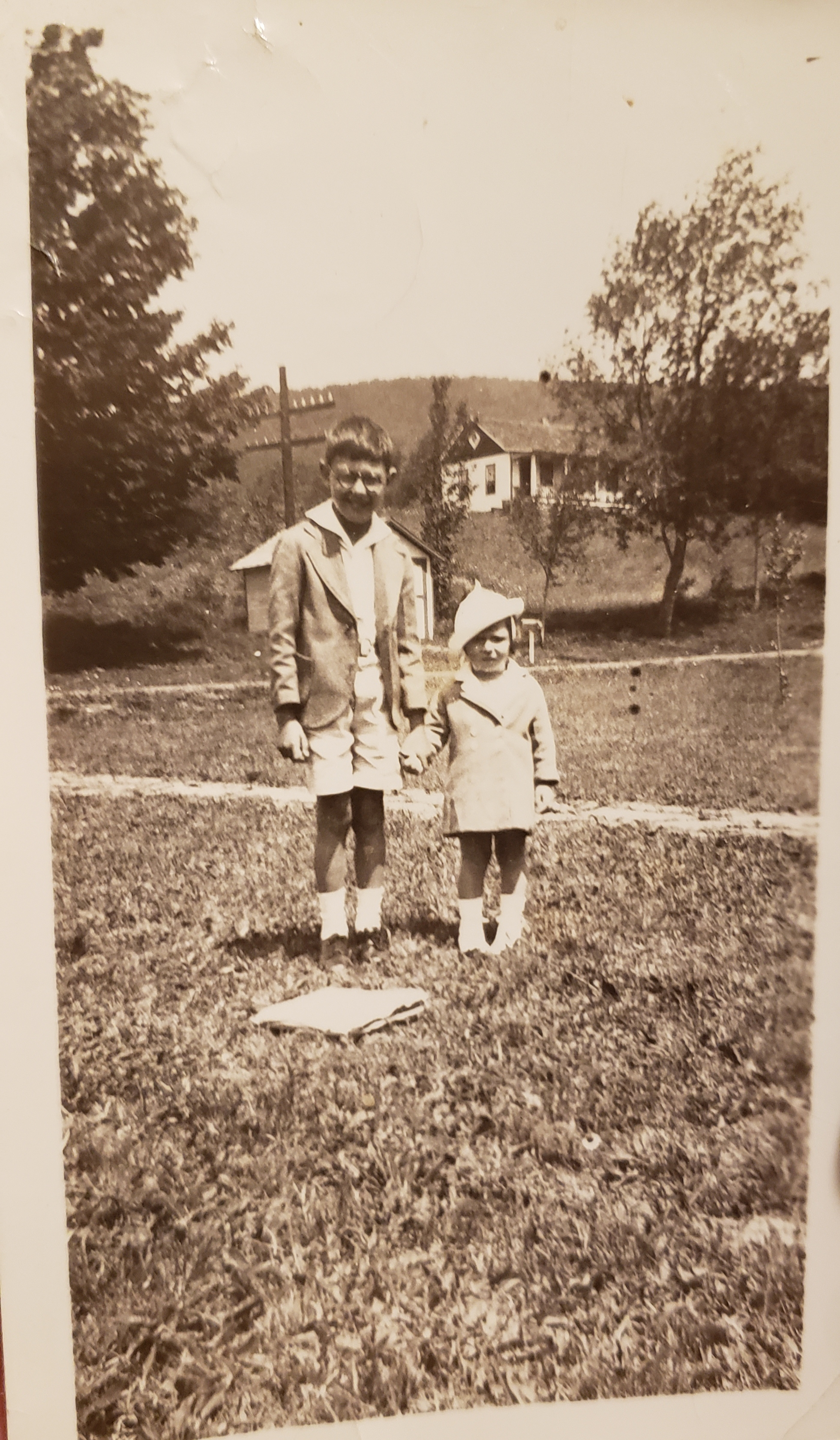 Jean (Consentino) Hargreaves & Brother Rober(BOB) Consentino Late 1940s