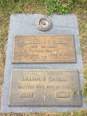 Fred and Lillian Caselli gravesite