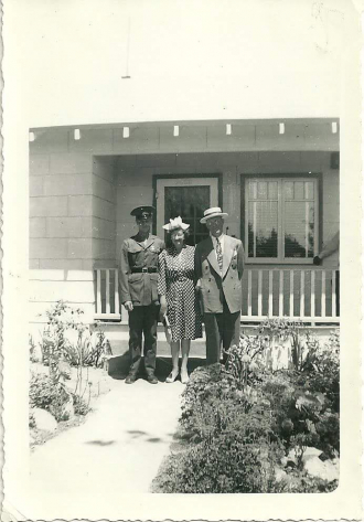 GARR'S FATHER AND GRANDPARENTS, SAN DIEGO, CA, 1942