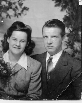 Jim Squires & Mary Ann (Hippli) Squires, 1944