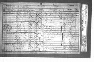 1851 Census - FANTHAM & KEEN