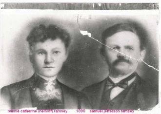 samuel and minnie ramsey 1890