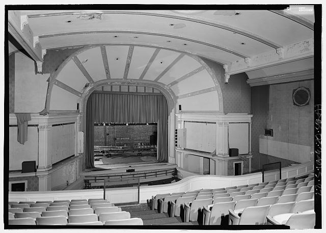 View of auditorium from balcony, looking northeast - St....