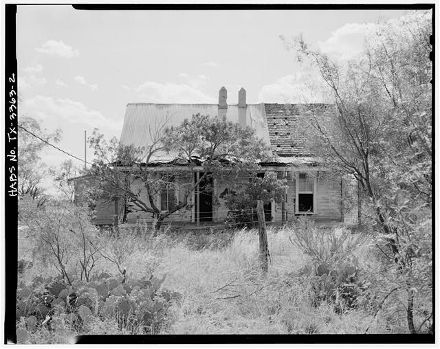 2. EAST FRONT - Day Padgitt Ranch Tenant House,...