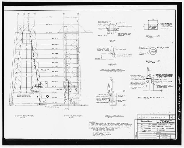 203. Photocopy of drawing (1977 piping drawing by...