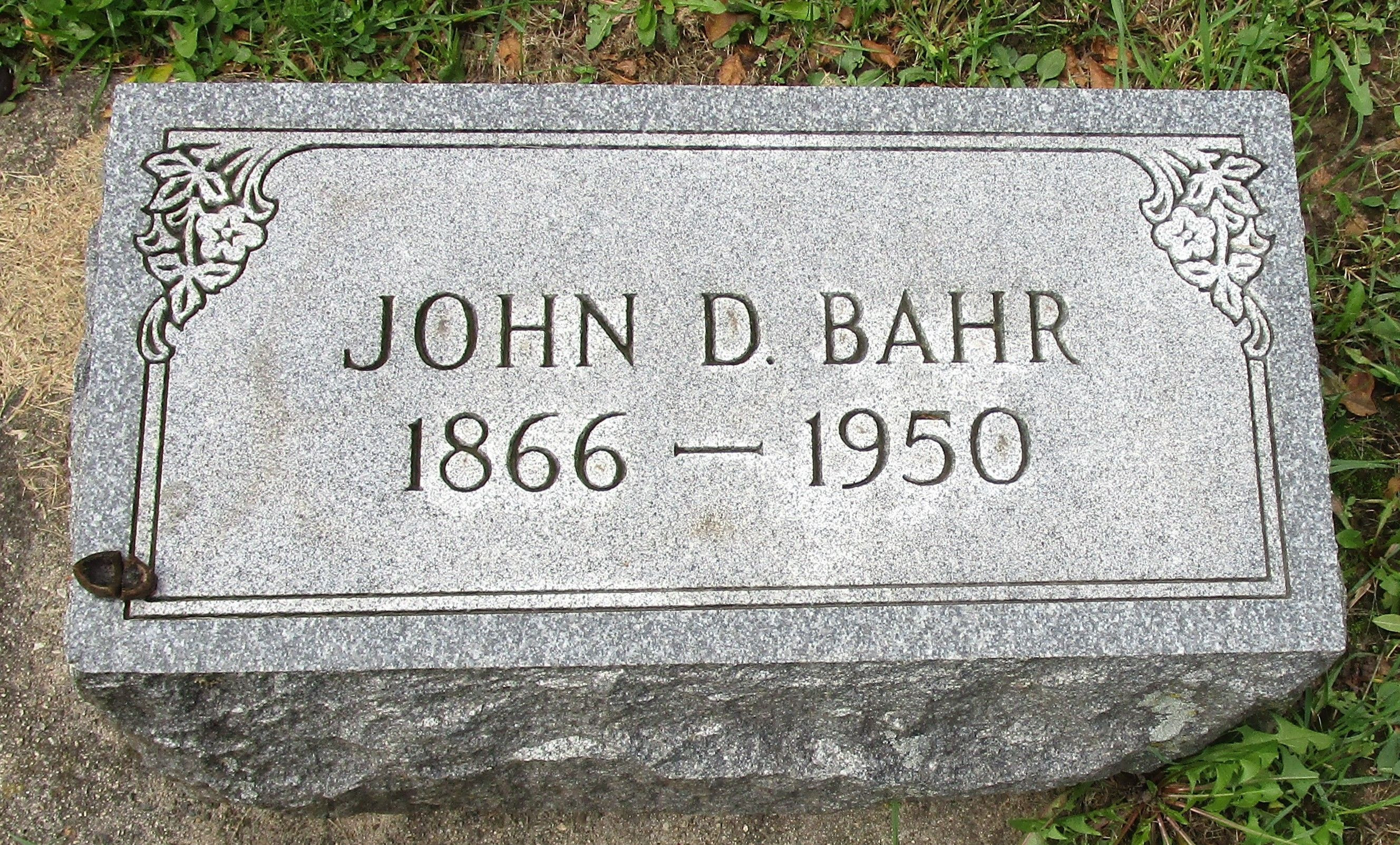 John D. Bahr