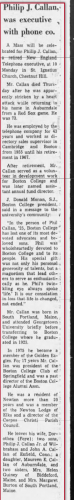 Philip John-Michael Callan--Obituary 31 jul 1976