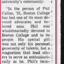 Philip John-Michael Callan--Obituary 31 jul 1976