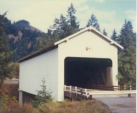 Dorena Covered Bridge, Oregon 1979