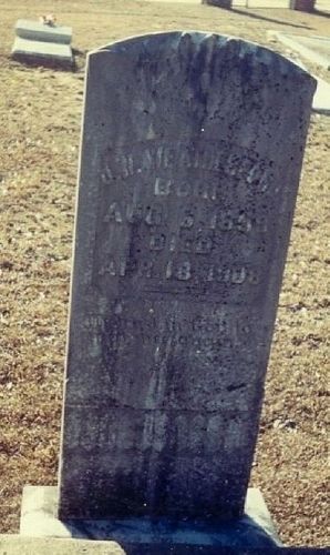 Grave of John William Weatherford