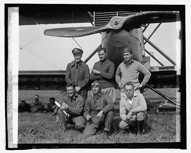 Lts. standing: Eric Nelson, L.H. Smith, Leight Wade;...