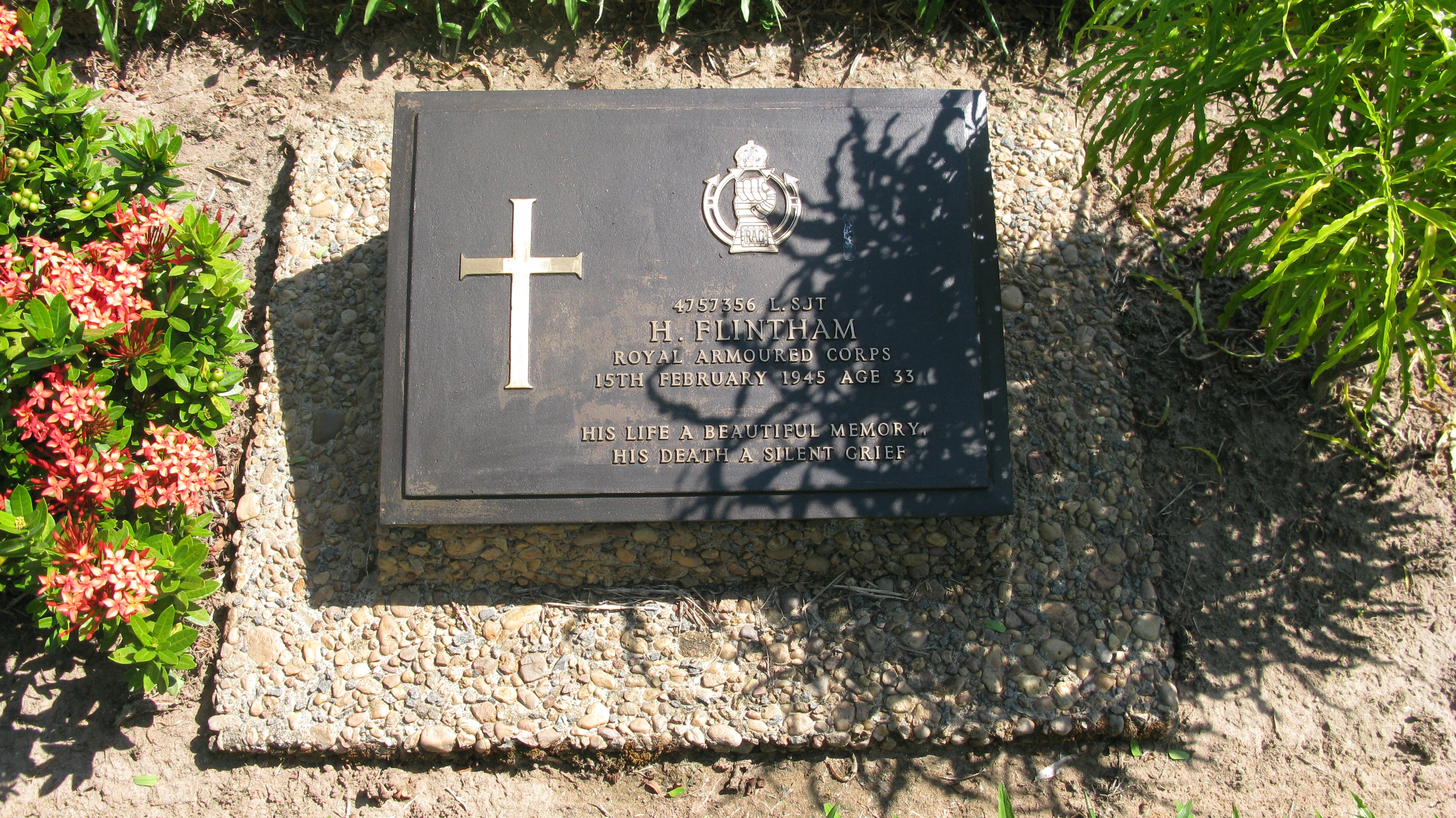 Harry  Flintham headstone