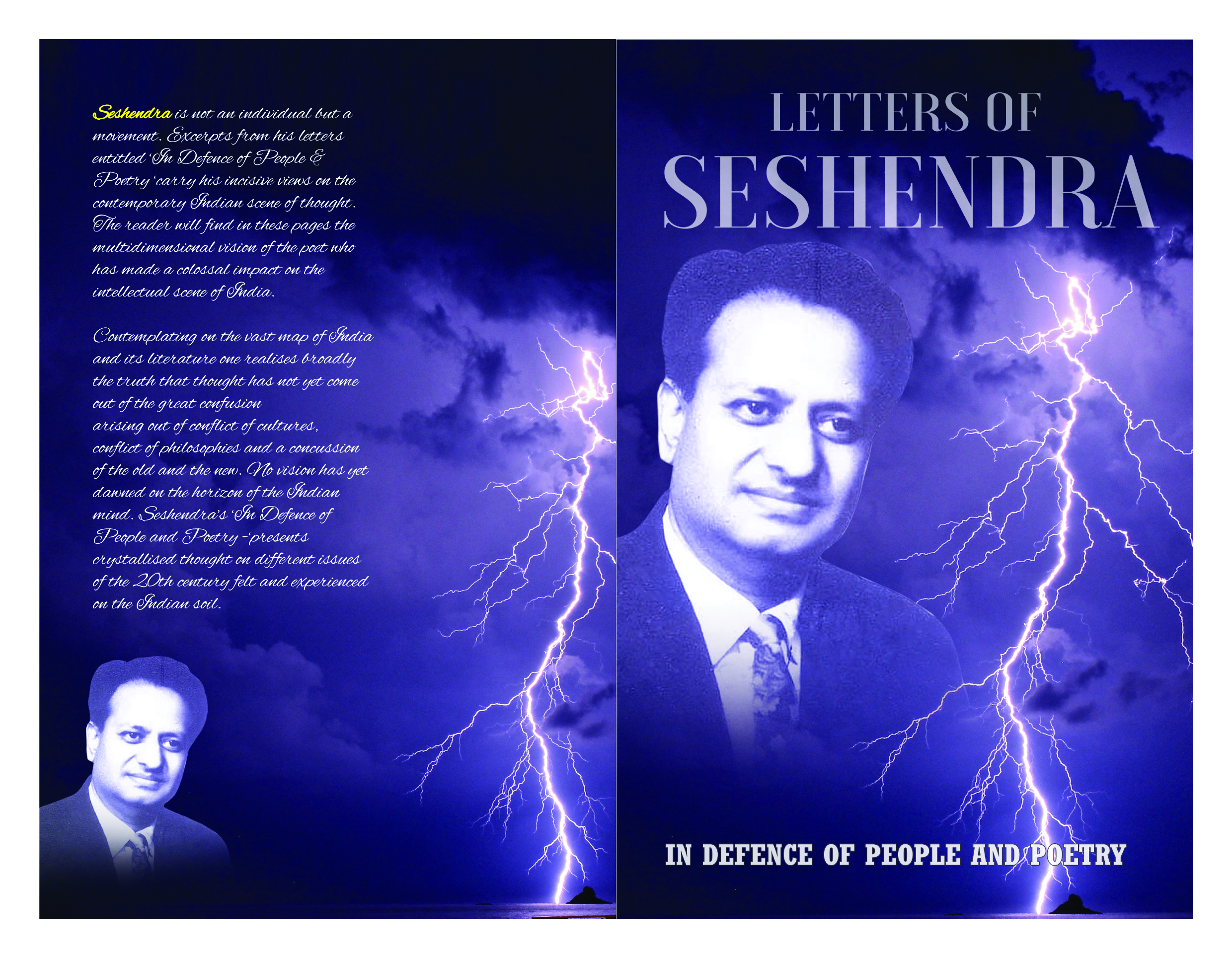 LETTERS OF SESHENDRA : IN DEFENCE OF PEOPLE AND POETRY 