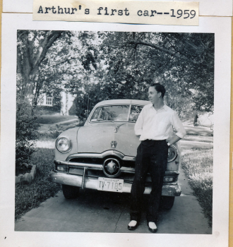Art's first car - 1950 Ford.