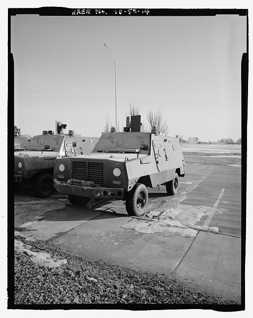 14. Peacekeeper armored vehicle, perspective from left...