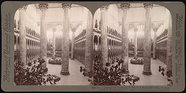The Inaugural Ball-room - from President Roosevelt's box...